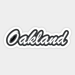 Football Fan of Oakland Sticker